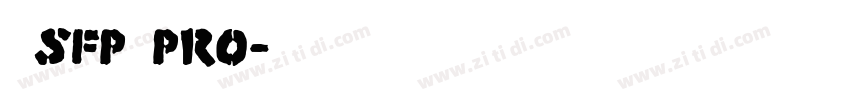 叫SFP PRO字体转换
